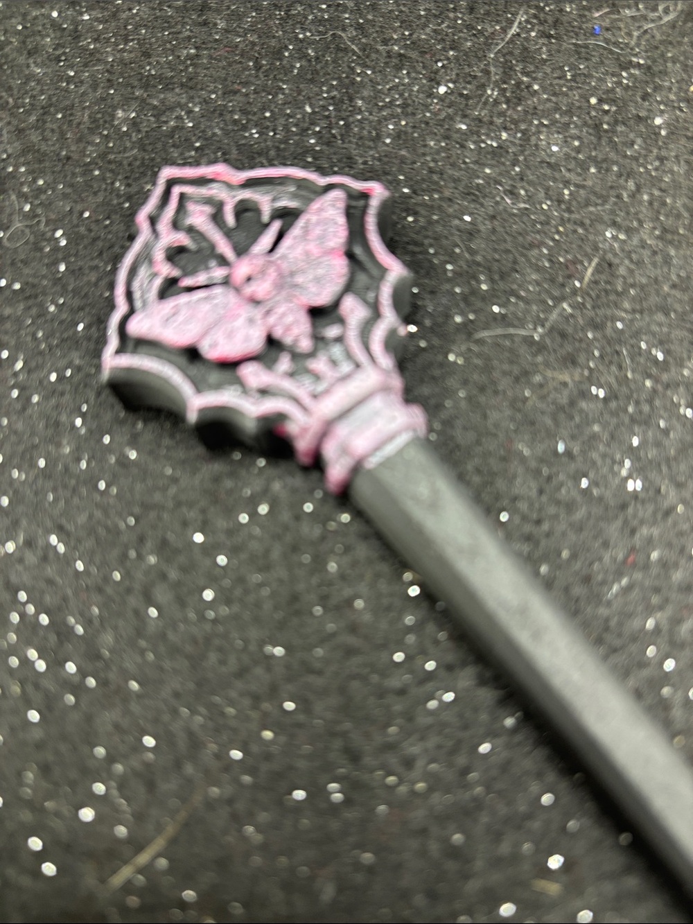 Moth Hair Fork | Gothic Hair Stick - Picture 4 of 4